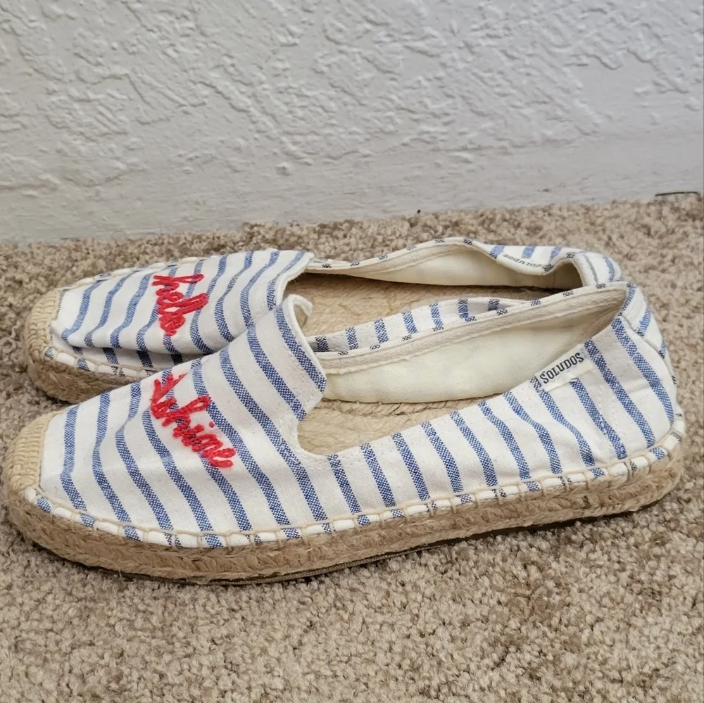 Soludos Hello Sunshine Espadrilles Size 6